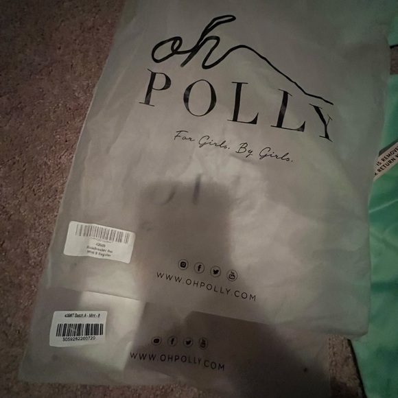 Oh Polly Two Piece Satin/Silk Material Set - Picture 4 of 8